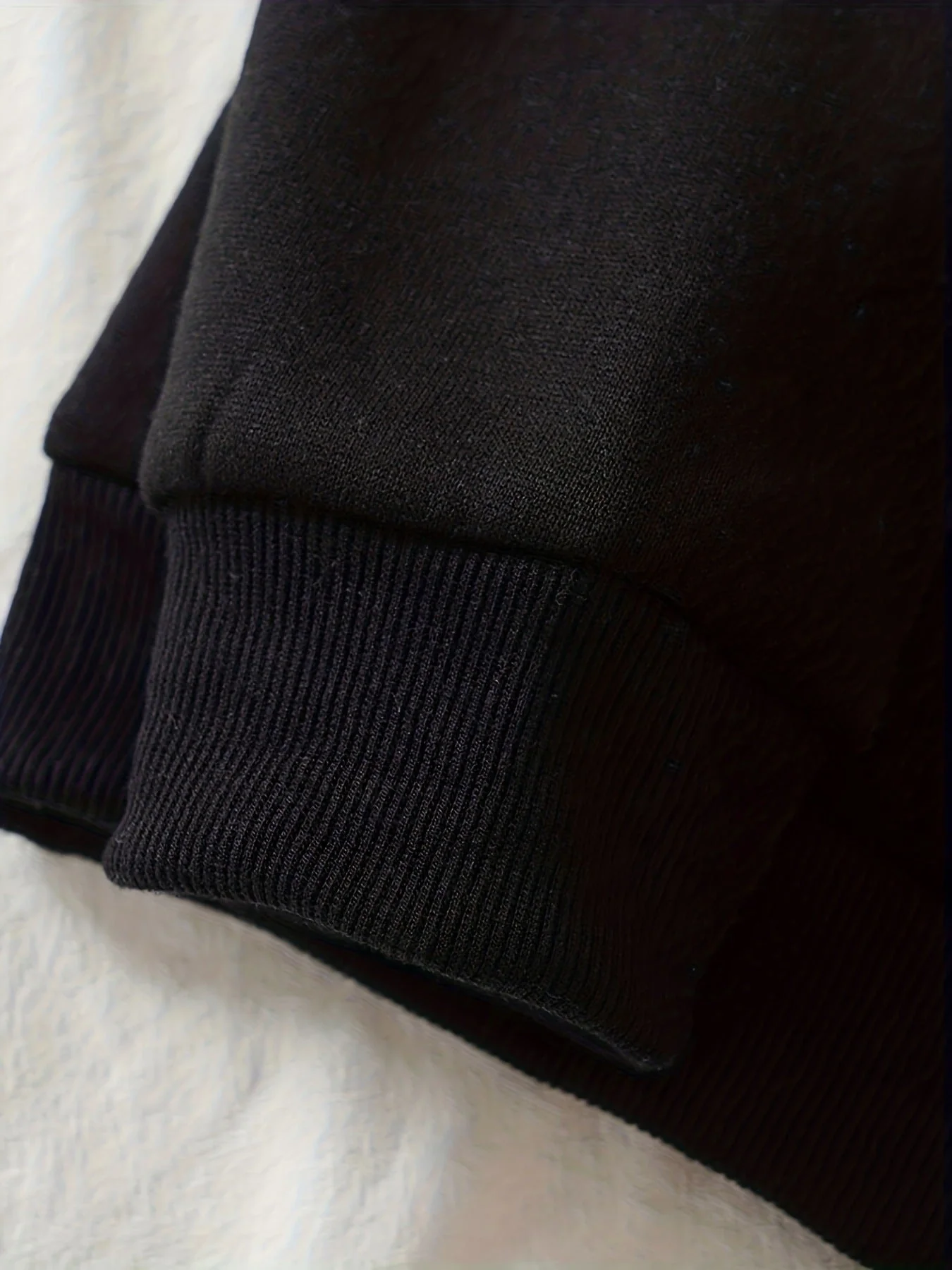 Basic Thick Solid Color Pullover Hoodie - Image 5